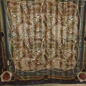 Piramit Leopard Print Scarf